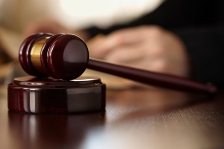 judge and a gavel
