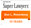 Rated by Super Lawyers 10 Years