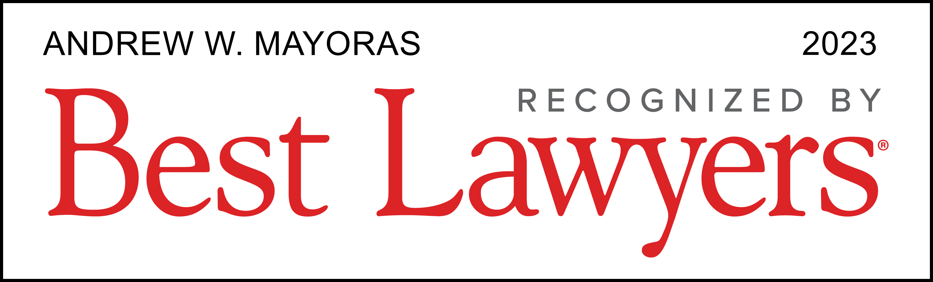 Best Lawyers Andrew logo 